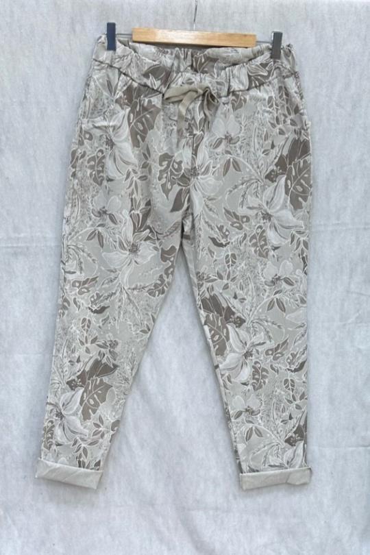 Pantalons Femme Kaki CHANA MOD PT338 Efashion Paris