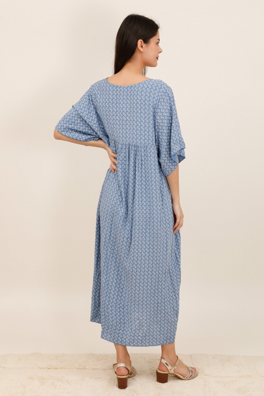 Robes longues Femme Bleu jean CHANA MOD R615 Efashion Paris