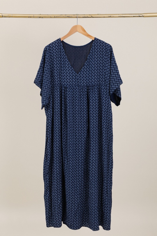 Robes longues Femme Bleu jean CHANA MOD R615 Efashion Paris