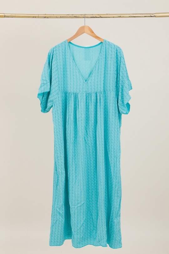 Robes longues Femme Bleu jean CHANA MOD R615 Efashion Paris