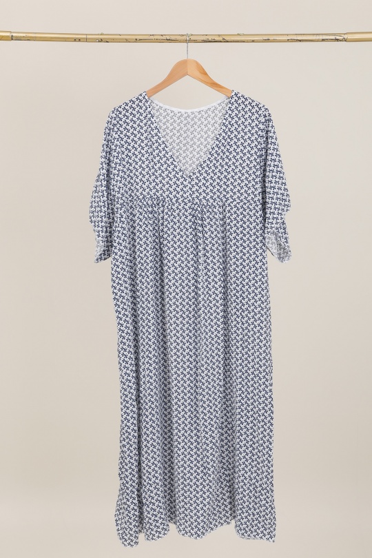 Robes longues Femme Bleu jean CHANA MOD R615 Efashion Paris