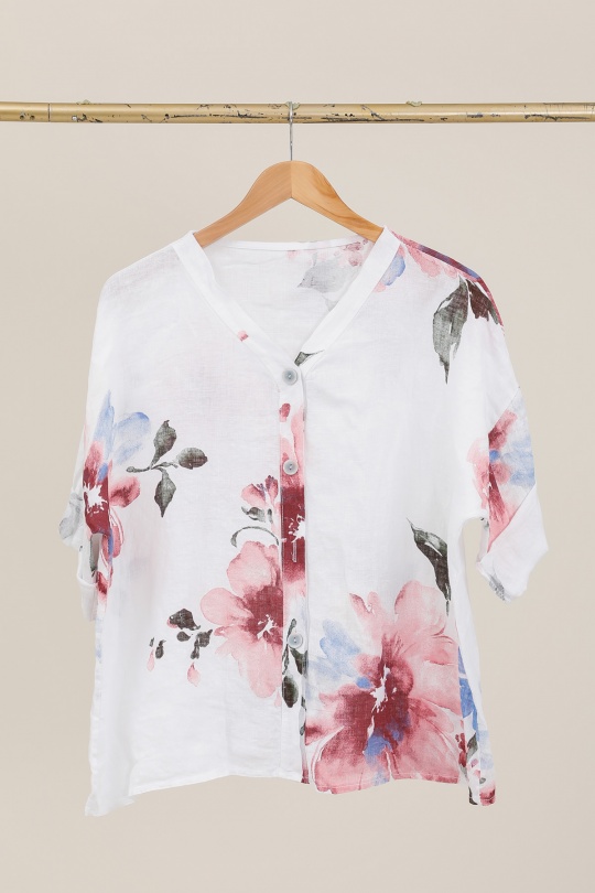 Chemises Femme Bleu ciel CHANA MOD V25 Efashion Paris