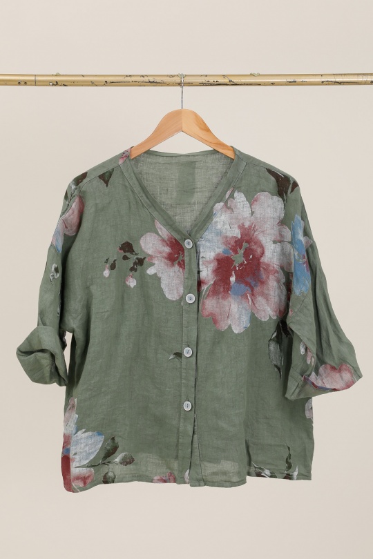 Chemises Femme Bleu ciel CHANA MOD V25 Efashion Paris