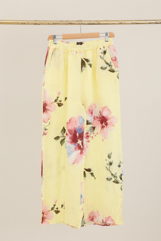 Pantaloni Donna Beige CHANA MOD PT353 Efashion Paris