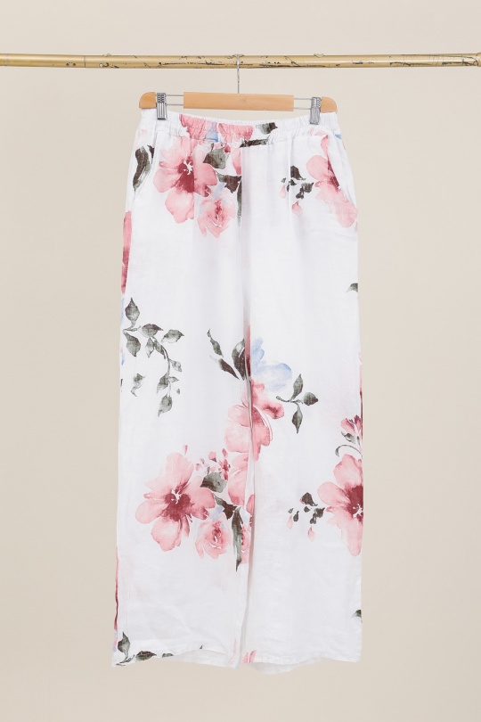 Pantaloni Donna Beige CHANA MOD PT353 Efashion Paris