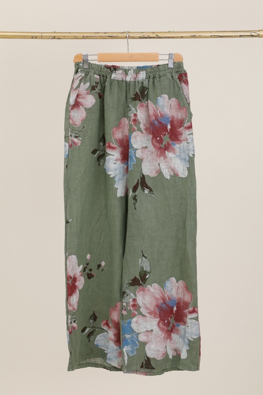 Pantaloni Donna Beige CHANA MOD PT353 Efashion Paris