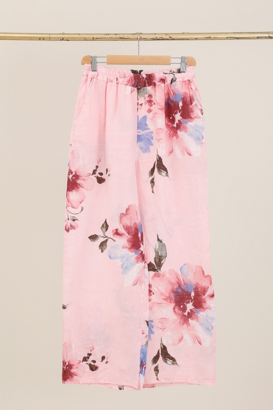 Pantaloni Donna Beige CHANA MOD PT353 Efashion Paris