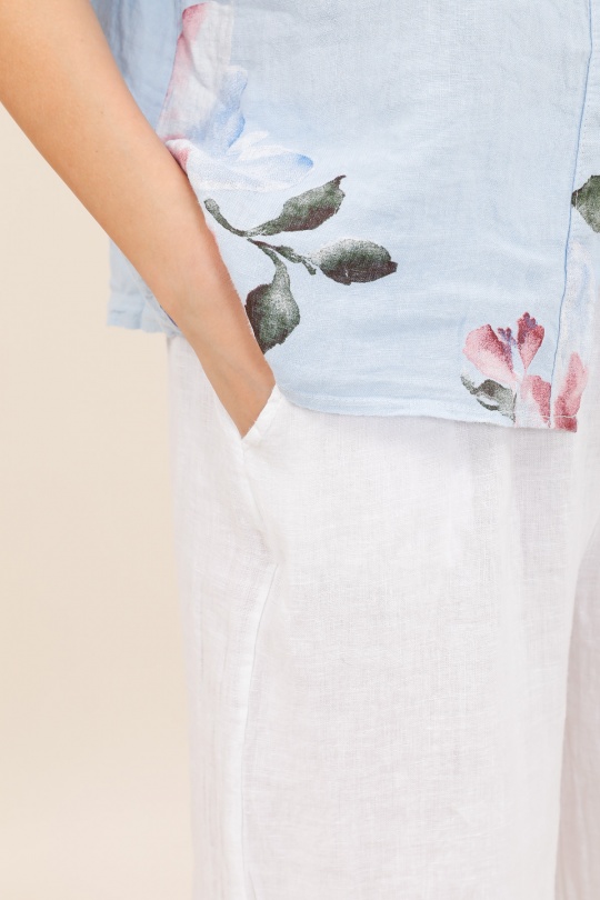 Pantaloni Donna White CHANA MOD PT355 Efashion Paris