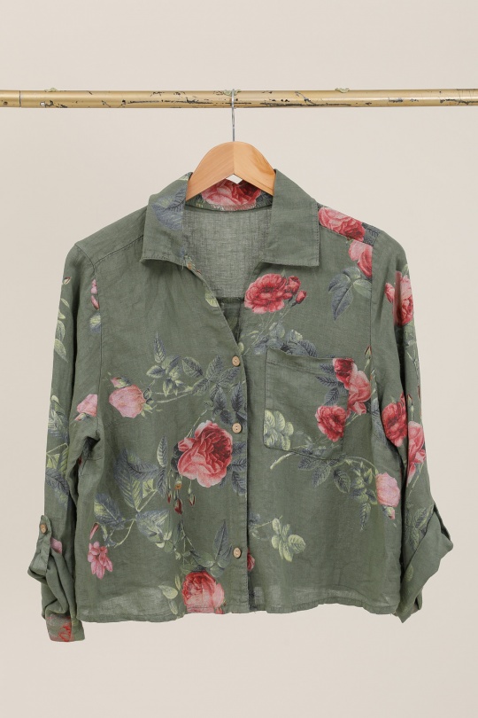 Camicie Donna Beige CHANA MOD CH364 Efashion Paris