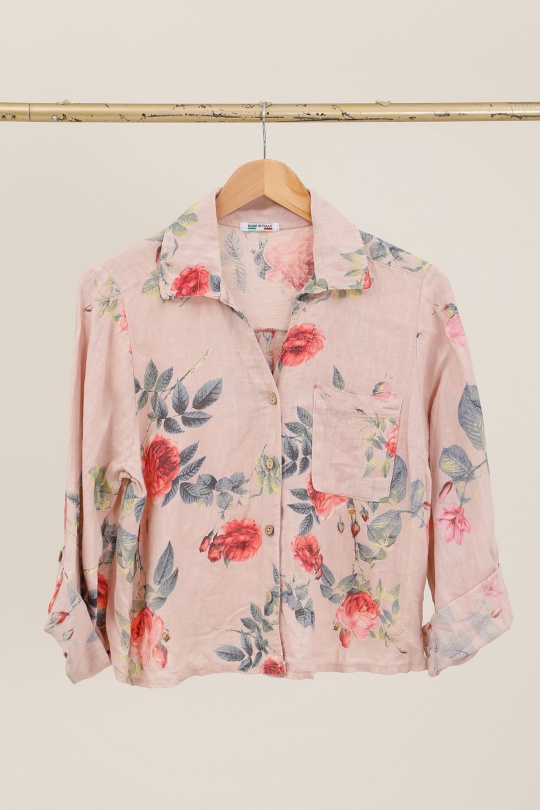 Camicie Donna Beige CHANA MOD CH364 Efashion Paris