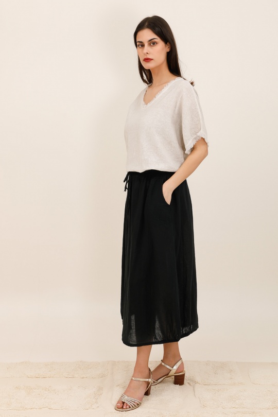 Gonne Donna Black CHANA MOD J73 Efashion Paris