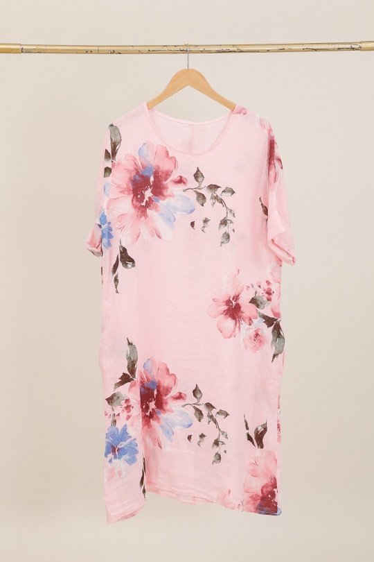 Abiti al polpaccio Donna Beige CHANA MOD R616 Efashion Paris