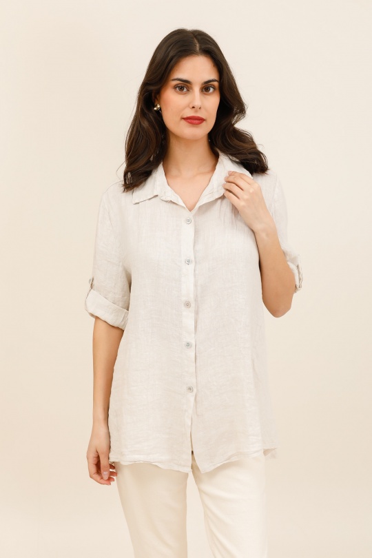 Shirts Women Beige CHANA MOD CH366 Efashion Paris