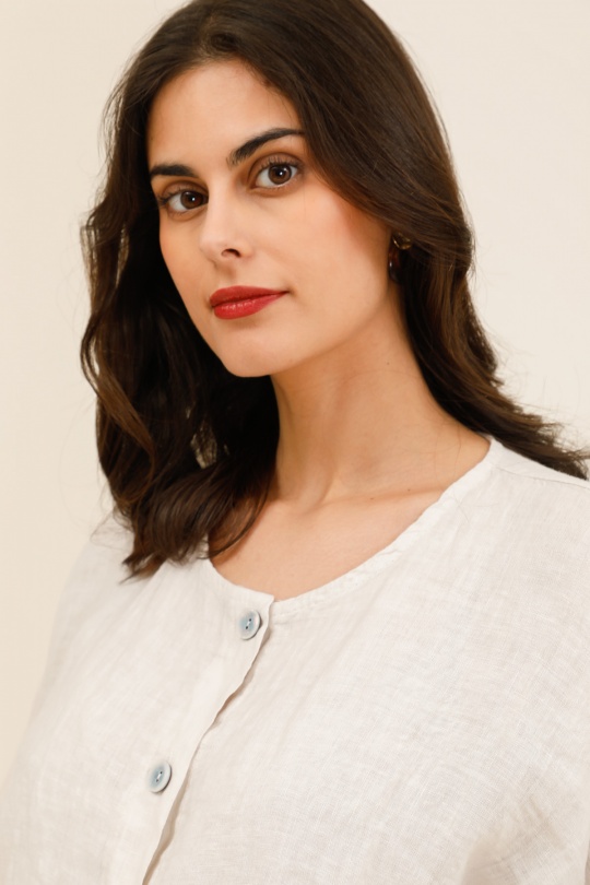 Shirts Women Beige CHANA MOD V27 Efashion Paris