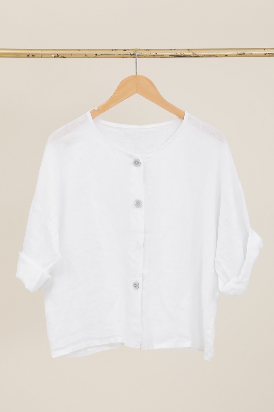 Shirts Women Beige CHANA MOD V27 Efashion Paris