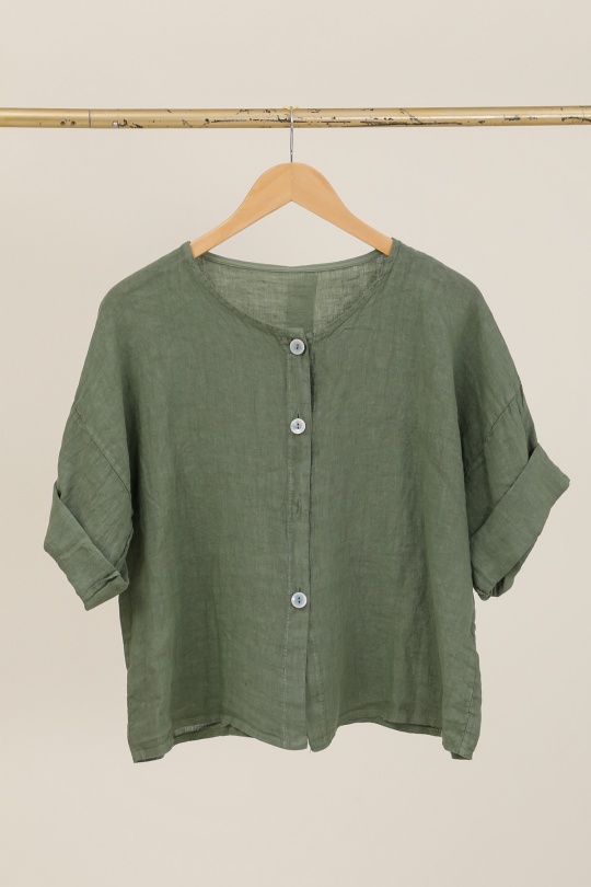 Shirts Women Beige CHANA MOD V27 Efashion Paris