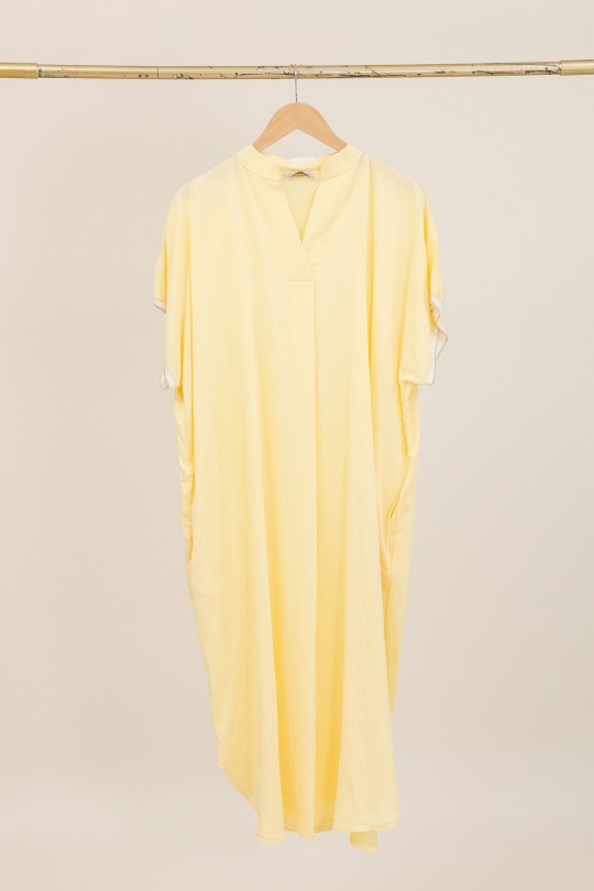 Robes longues Femme Bleu marine CHANA MOD R617 Efashion Paris