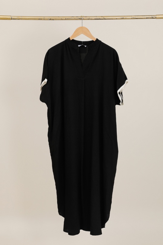 Robes longues Femme Bleu marine CHANA MOD R617 Efashion Paris