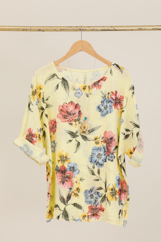 Blouses Femme Beige CHANA MOD H318 Efashion Paris