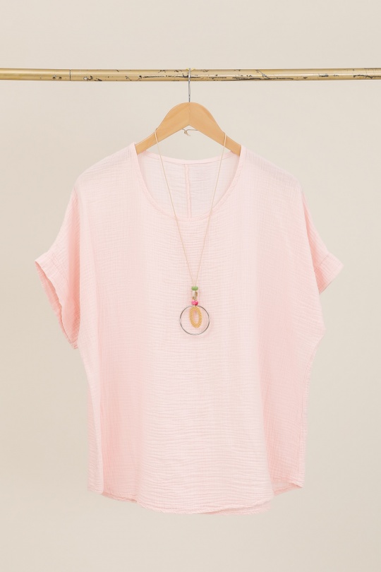 Tops Mujer Beige CHANA MOD H316 Efashion Paris