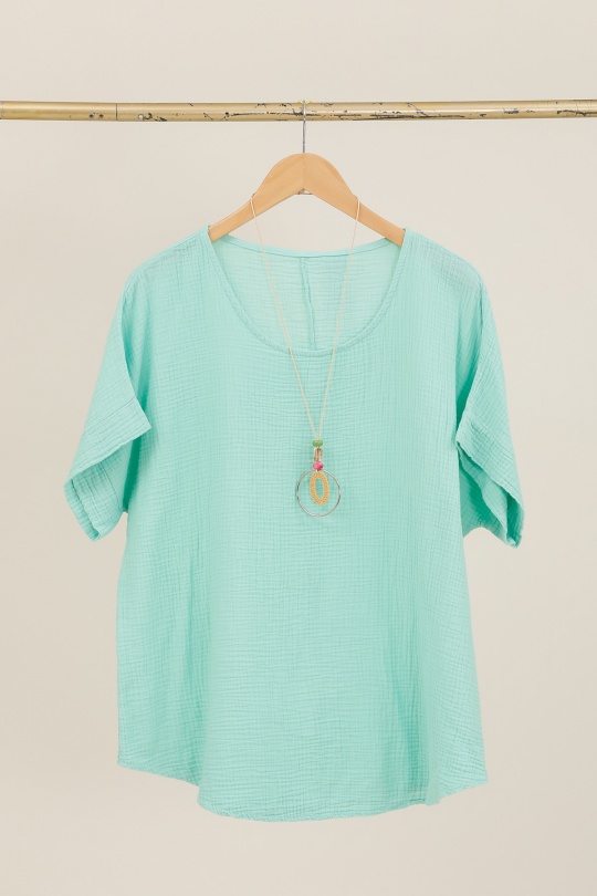 Tops Mujer Beige CHANA MOD H316 Efashion Paris