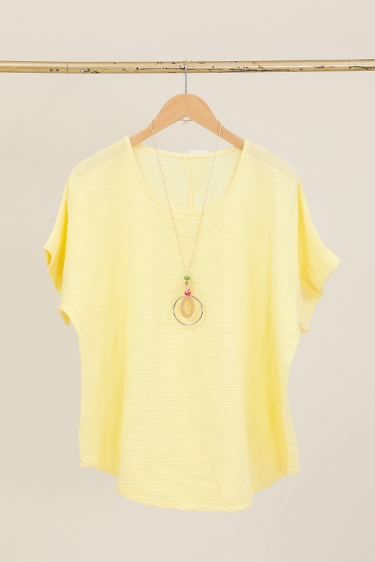 Tops Mujer Beige CHANA MOD H316 Efashion Paris