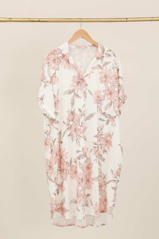 Midi dresses Women Sky blue CHANA MOD R619 Efashion Paris