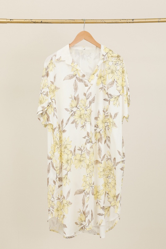 Midi dresses Women Sky blue CHANA MOD R619 Efashion Paris