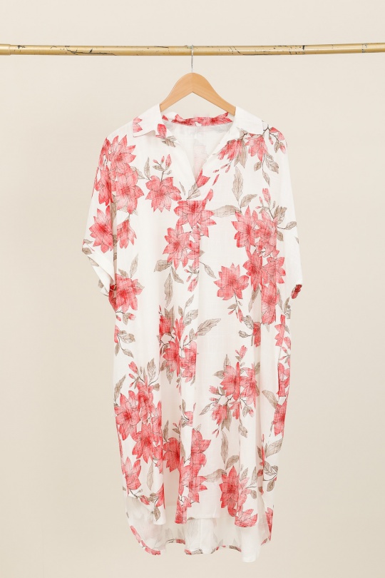 Midi dresses Women Sky blue CHANA MOD R619 Efashion Paris