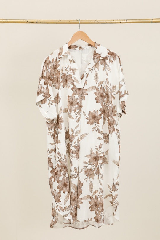 Midi dresses Women Sky blue CHANA MOD R619 Efashion Paris