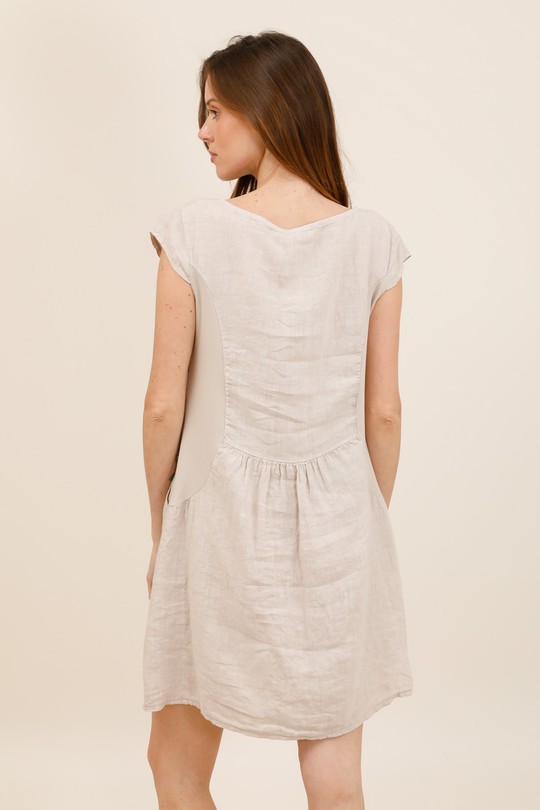 Robes courtes Femme Beige CHANA MOD TU3351 Efashion Paris