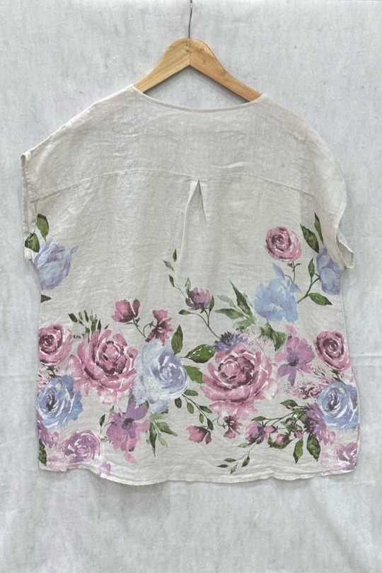 Blouses Femme Beige CHANA MOD CH374 Efashion Paris
