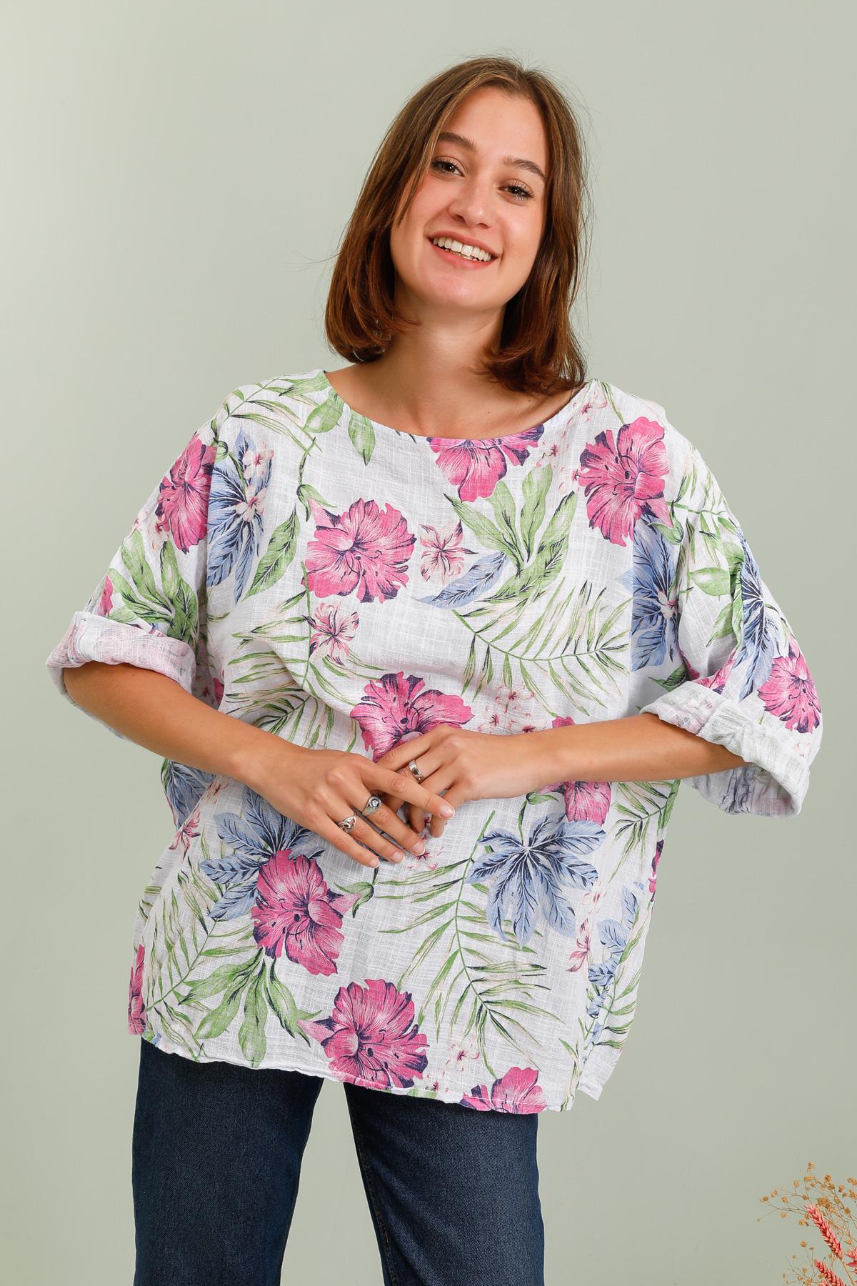 Blouses Femme Blanc CHANA MOD H628 #c Efashion Paris