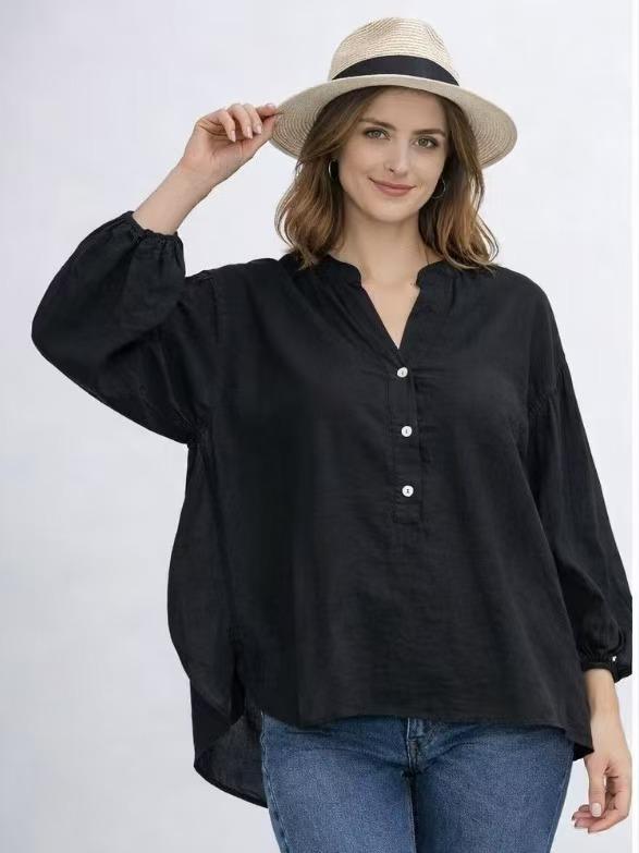 Camicette Donna Green CHANA MOD CH353 #c Efashion Paris