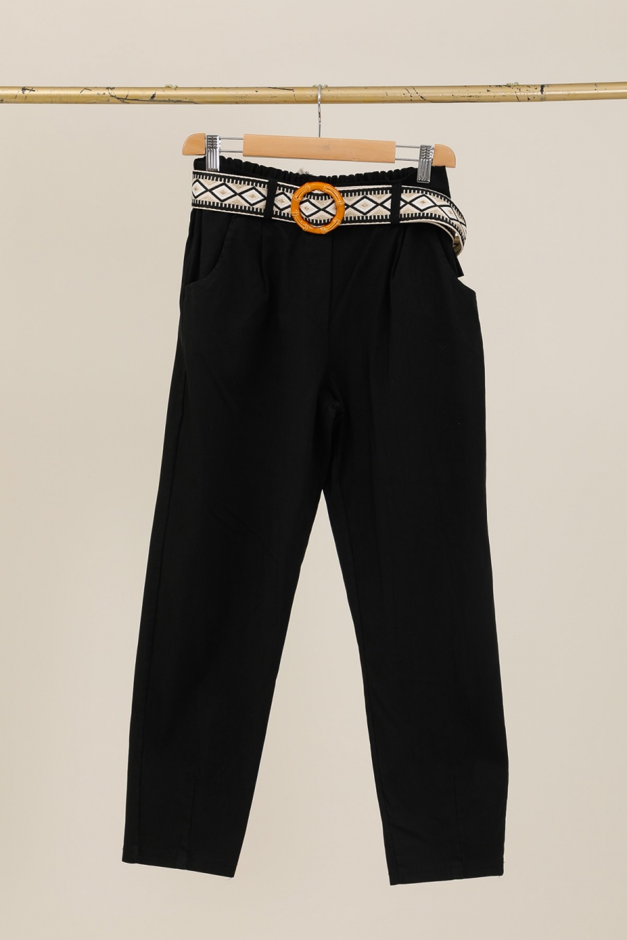 Pantaloni Donna Khaki CHANA MOD PT328 #c Efashion Paris