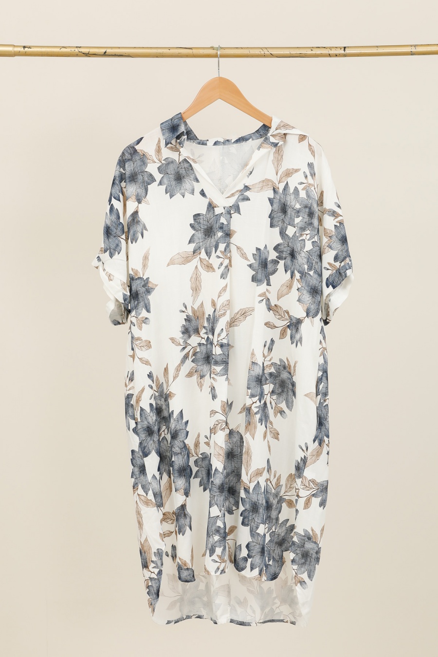 Midi dresses Women Sky blue CHANA MOD R619 #c Efashion Paris