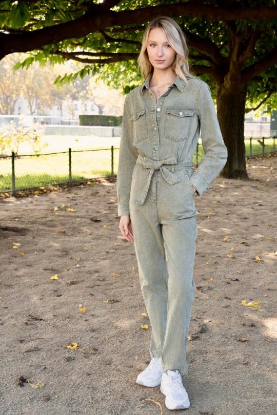 Jumpsuits Women Khaki CIMINY C10670 Efashion Paris