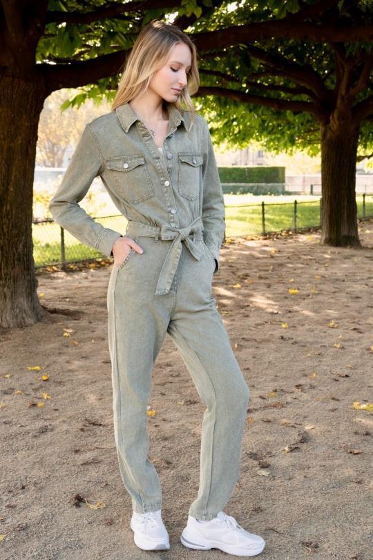 Jumpsuits Women Khaki CIMINY C10670 Efashion Paris