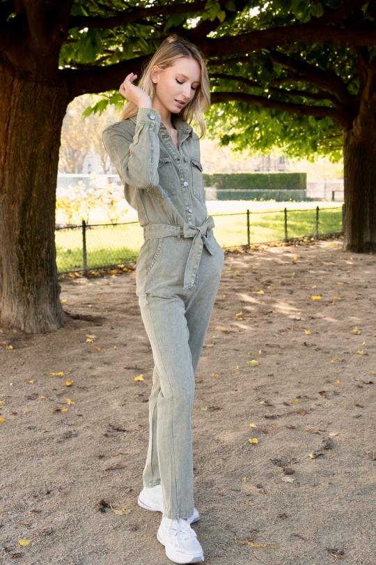 Jumpsuits Women Khaki CIMINY C10670 Efashion Paris