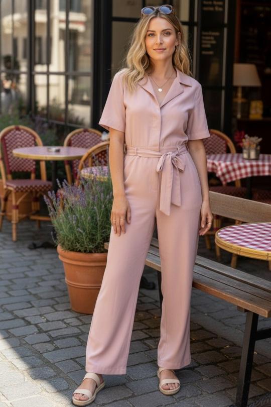 Combinaisons Femme Beige CIMINY M0604 Efashion Paris