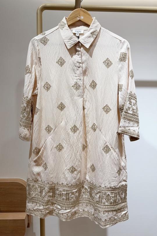 Robes courtes Femme Vert CIMINY C11042 Efashion Paris