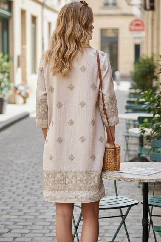 Robes courtes Femme Vert CIMINY C11042 Efashion Paris