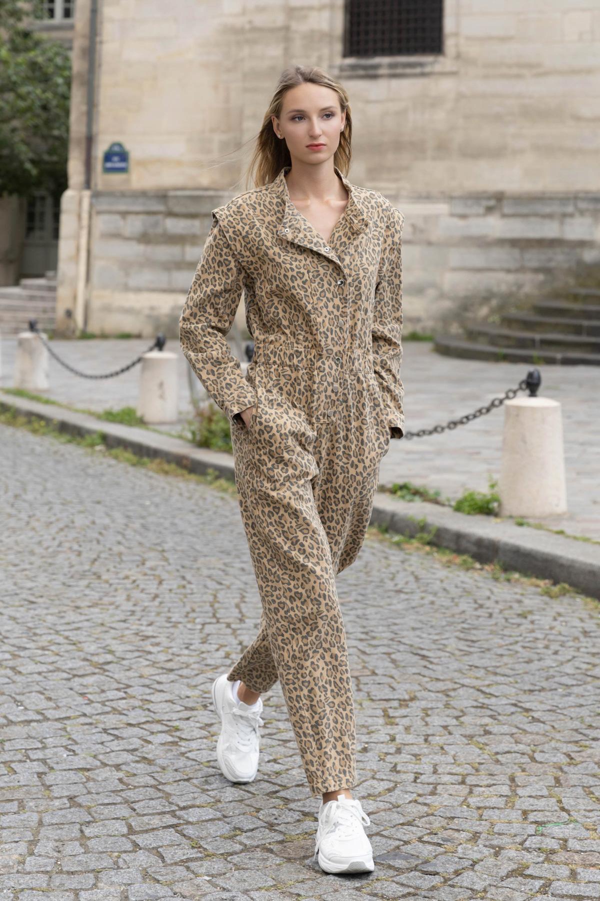 Jumpsuits Women Leopard CIMINY C10633 #c Efashion Paris