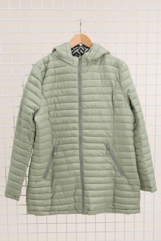 Doudounes Femme Vert NEW LOLO T3009 REVERSIBLE  Efashion Paris