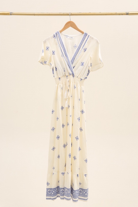 Robes longues Femme Couleurs mélangées NEW LOLO A3135 Efashion Paris
