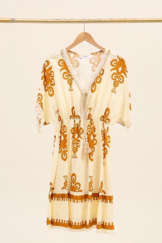 Robes courtes Femme Couleurs mélangées NEW LOLO A3117 Efashion Paris