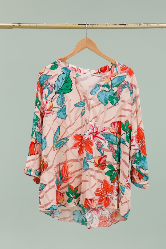 Blouses Femme Couleurs mélangées NEW LOLO C179 Efashion Paris