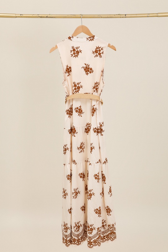 Robes longues Femme Couleurs mélangées NEW LOLO A3227 Efashion Paris