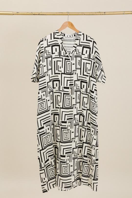 Robes longues Femme Couleurs mélangées NEW LOLO A3219 Efashion Paris