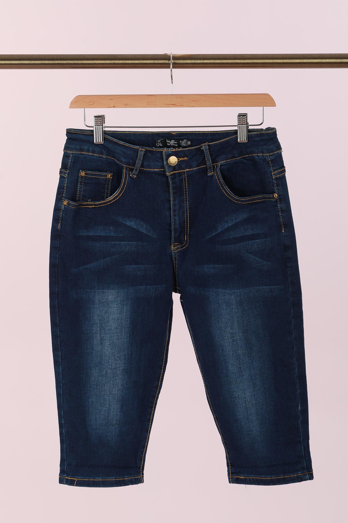 Pantacourt Coupe Droite Bleu Saint James Femme - 2353893-bleu00